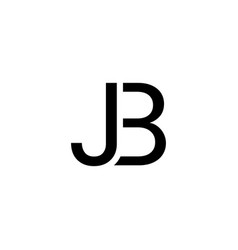 Jb J B Letters Logo Monogram Design Template