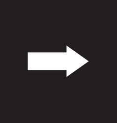 Right Arrow Abstract Solid Icon