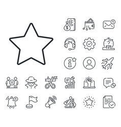 Star Line Icon Best Rank Sign Salaryman Gender