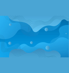 Abstract Simple Blue Fluid Background