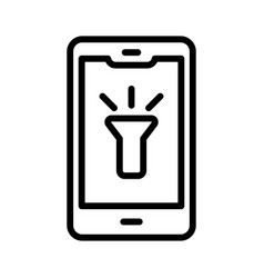 Mobile Flashlight Icon