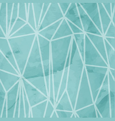 Teal Green Seamless Pattern With Watercolor