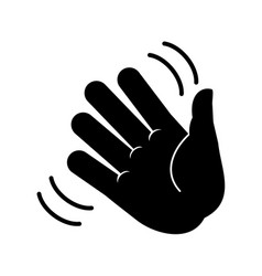 Hand Waving Icon