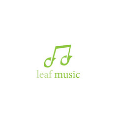 Music Leaf Logo Design