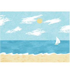 Beach Background Summer Sea Or Ocean