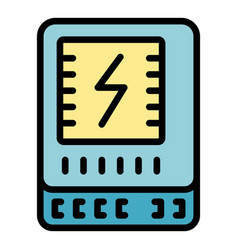 Online Power Charger Icon Flat