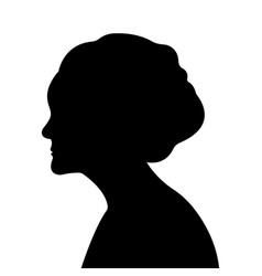 Silhouette Of An Elderly Woman1