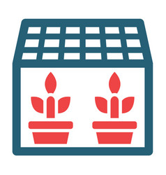 Greenhouse Glyph Two Color Icons For Personal And