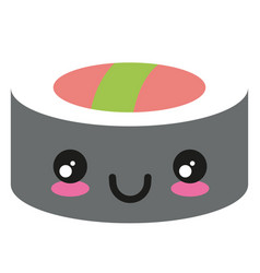 Happy Kawaii Face Sushi Icon