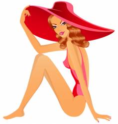 Women With Floppy Hat