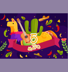 Flat Cinco De Mayo Background