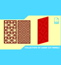 Laser Cut Panels File Design Eps