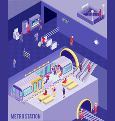 Underground Isometric Poster