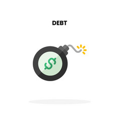 Debt Flat Icon