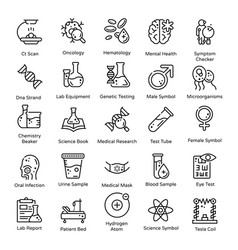 Medical And Healthcare Line Icons Pack