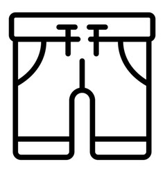 Swim Shorts Icon Outline Sport Summer