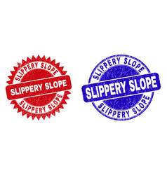 Slippery Slope Round And Rosette Stamps