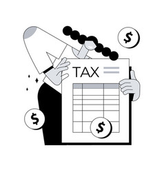 Tax Form Abstract Concept