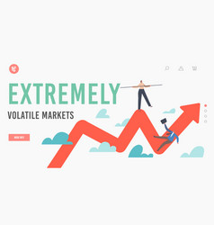 Extremely Volatile Market Landing Page Template