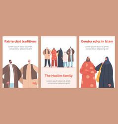 Muslim Traditions Banners Parents Grandparents