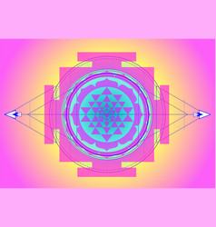 Sri Yantra Or Chakra Form Mystical