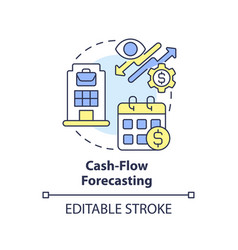 Cash-flow Forecasting Concept Icon