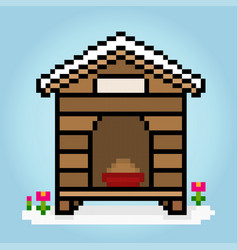 8 Bit Pixel House For Dogs Barkitecture For Game