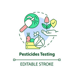 Pesticides Testing Concept Icon