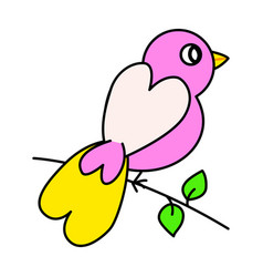 Cute Pink Bird