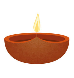 Red Diwali Candle