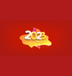 2023 Happy New Year Creative Design Horizontal