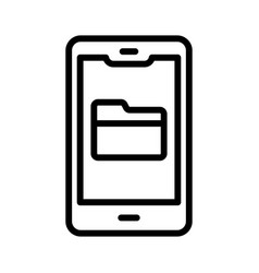 Mobile Folder Icon