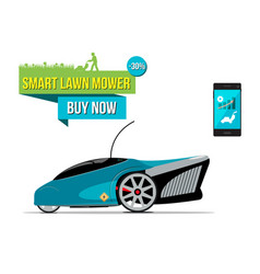 Smart Lawn Mover Sale Banner