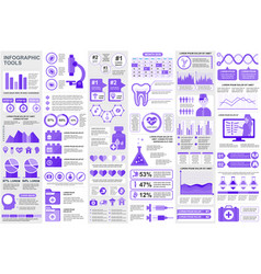 Bundle Medical Infographic Elements Data