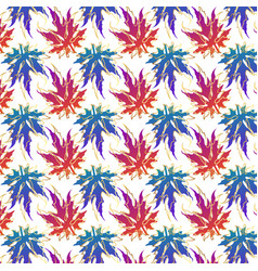 Floral Leaves Seamless Pattern Background