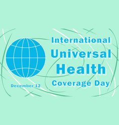 International Universal Health Coverage Day