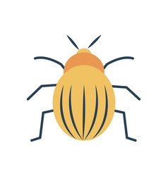 June Bug Icon Flat Style