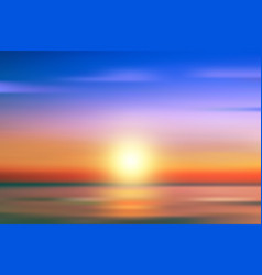 Sunset Sky Background With Clouds Blue And Orange