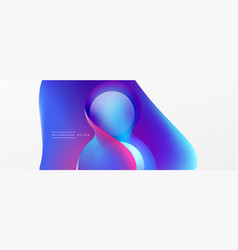 Fluid Abstract Background Liquid Color Gradients