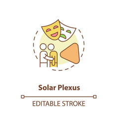 Solar Plexus Concept Icon