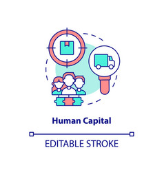 Human Capital Concept Icon