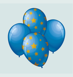 Blue Balloons Helium