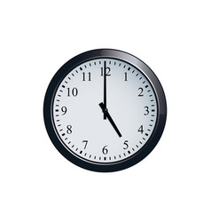 Wall Clock Set At 5 O Clock