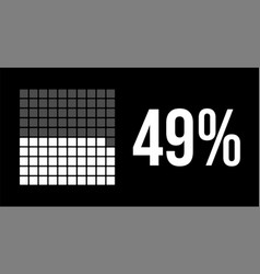 49 Percent Diagram Forty-nine Percentage