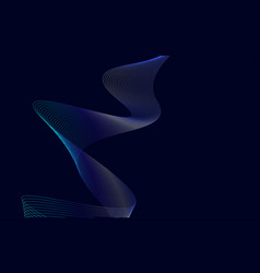 Abstract Wave Background Blue Gradient Waves