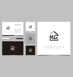 Initial Mg Real Estate Logo Design