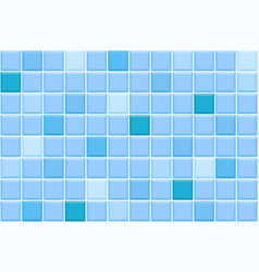 Blue Tile Seamless Pattern Swimming Pool Floor