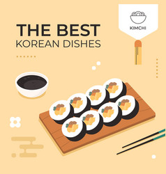 Hand Drawn Korean Restaurant Posts