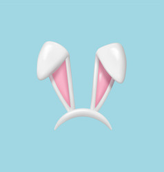 3d Rabbit Ears Realistic Plastic Easter Bunny