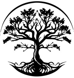 Tree Of Life - Minimalist And Simple Silhouette